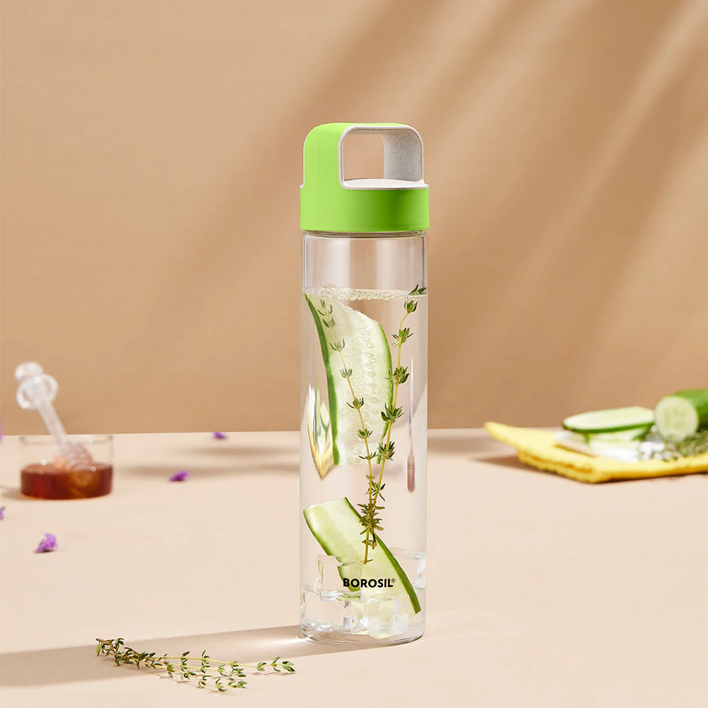 Neo Borosilicate Clear Glass Bottle Personalise