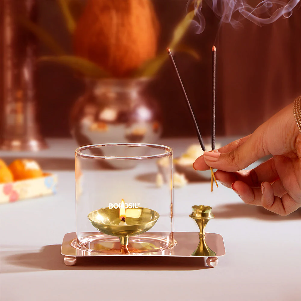 Borosil Aarti Diya, Medium