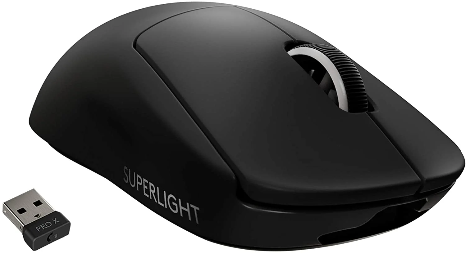 Superlight Wireless Gaming Mouse, Ultra-Lightweight, Hero 25K Sensor, 25,600 DPI, 5 Programmable Buttons, Long Battery Life, Compatible with PC / Mac