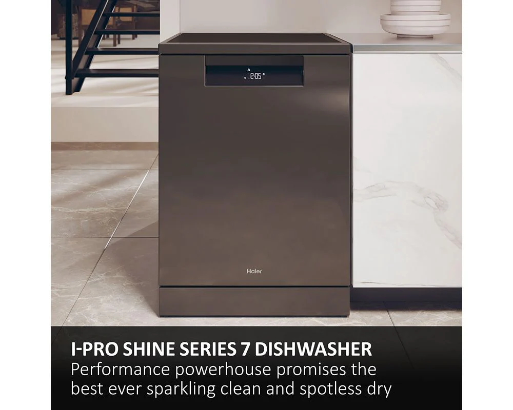 Haier I-Pro Shine Series 7 14 Place Dishwasher | Graphite | XF4A4M4PDA-80