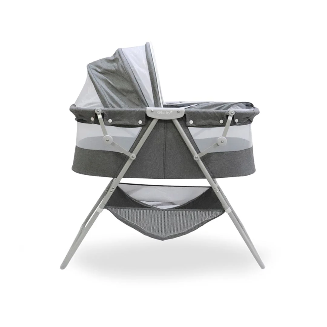 Cuna Baby Cradle Dolly Eb755 Ebaby Gris
