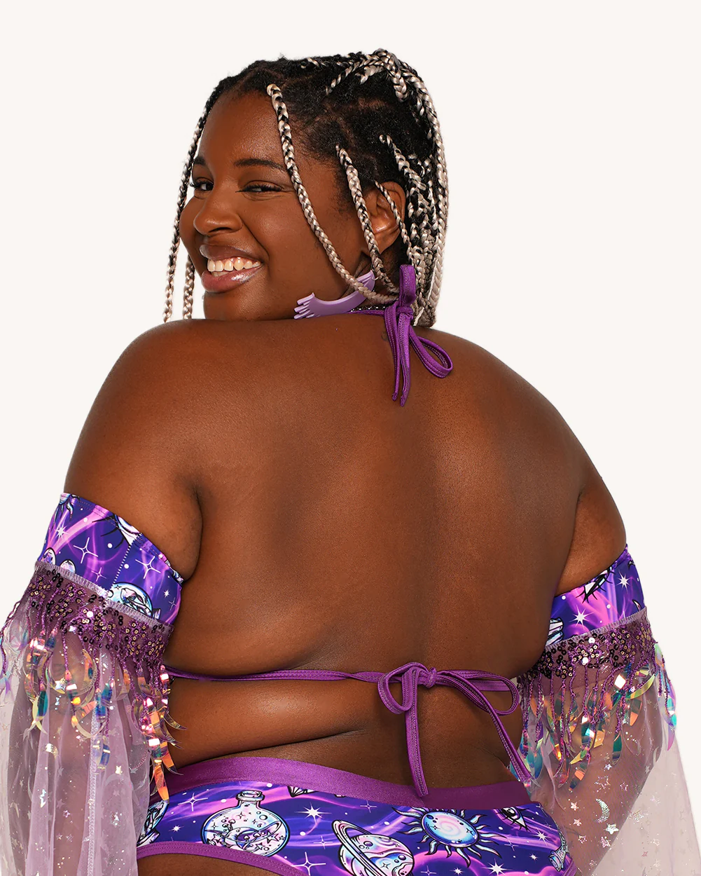 Rolita Couture x iHR Metaphysical Mami Rebel Chain Top