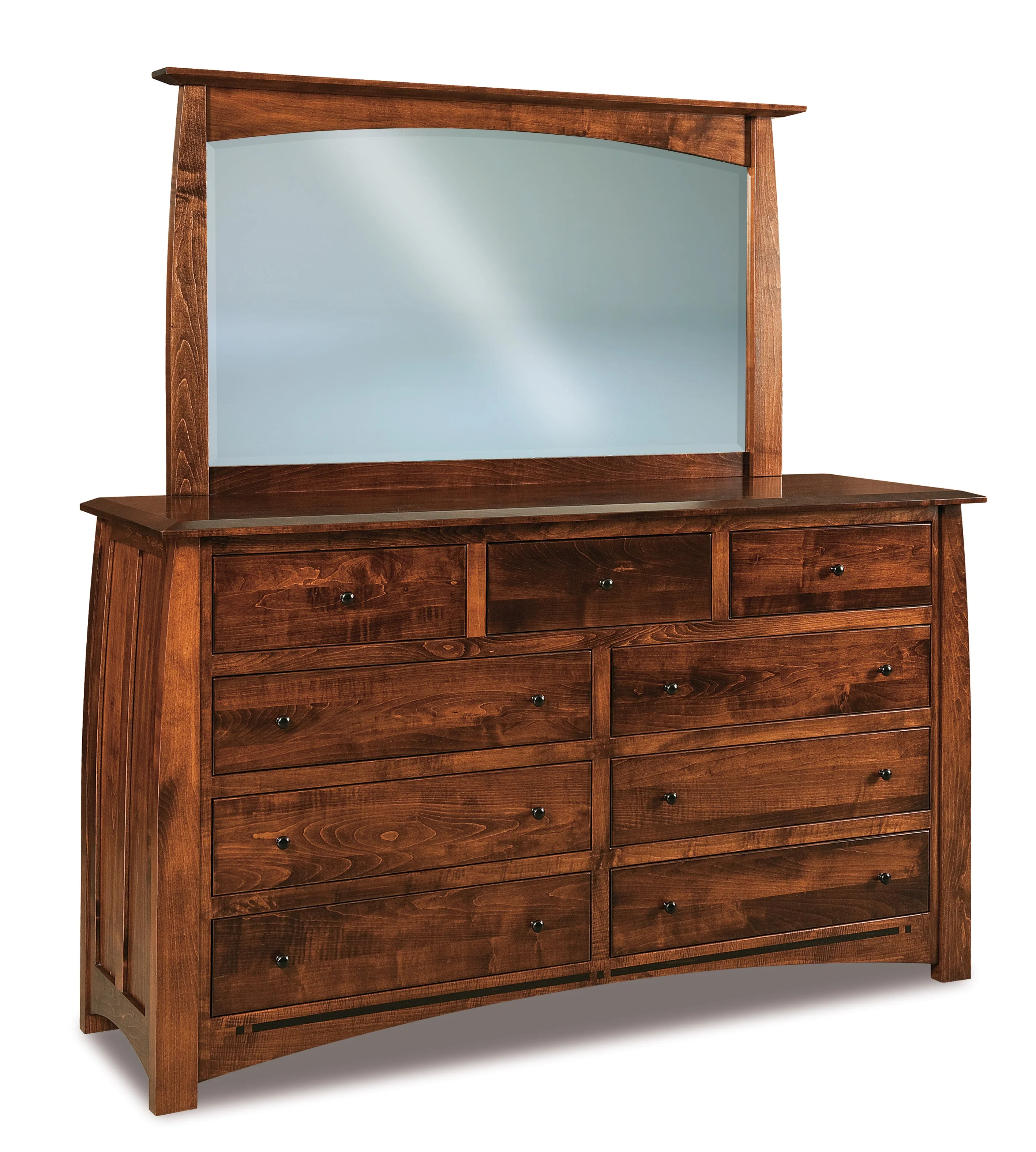 Amish Boulder Creek Nine Drawer Dresser