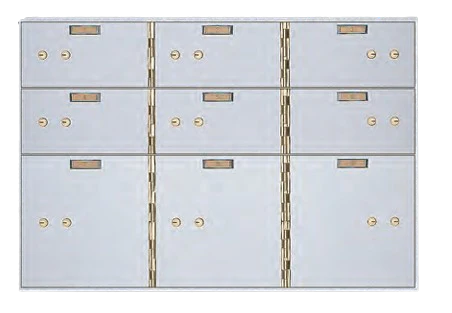 American Vault 522-9 Safe Deposit Boxes 9 Openings 6 - 5