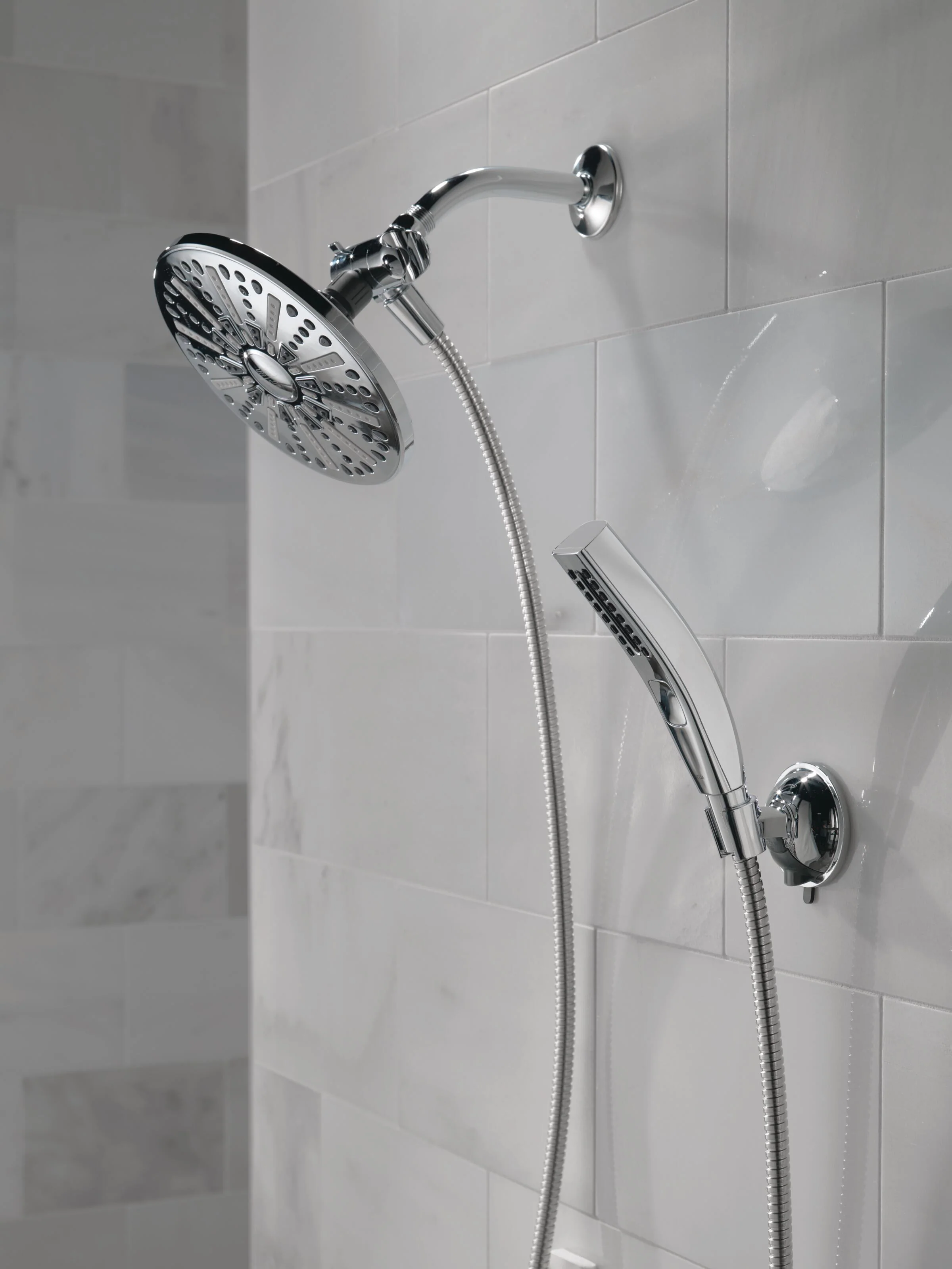 Shower Head and Hand 1.75 GPM 4-Setting 20% Less Water than the Industry Standard - Saving You Money