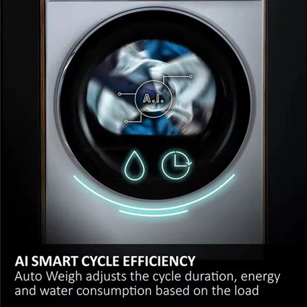 Haier 10KG/6KG 1400RPM Freestanding Washer Dryer - Graphite | HWD10BD14979SNUK