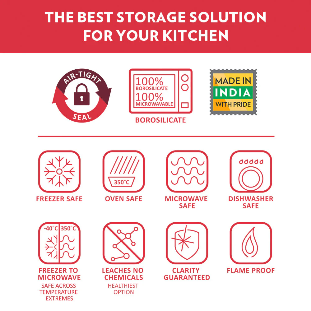 Classic Glass Jar Set with Wooden Tray