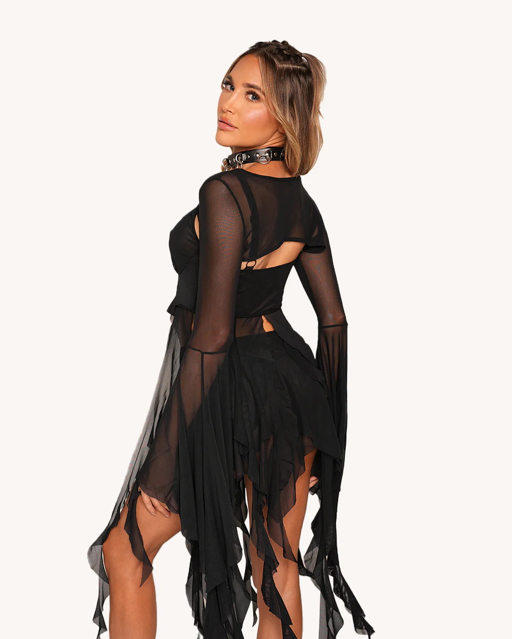 Stir Up Drama Mesh Ultra Crop Top