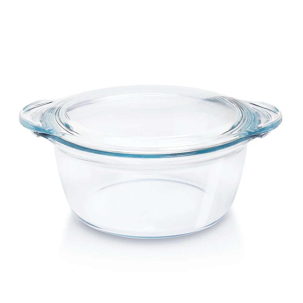 Borosil Deep Round Casserole, 1.2L