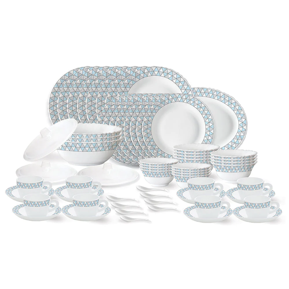 Larah by Borosil Weave Dinner Set, 27 pc