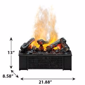 Dimplex Opti-Myst 22-Inch Electric Fireplace Deluxe Cassette Insert w/ Logs