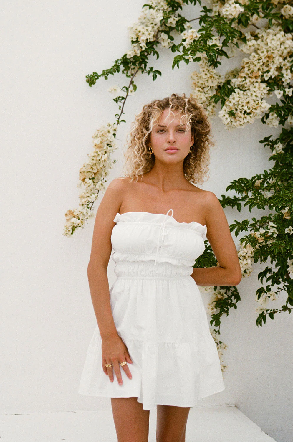 SAMPLE-Alaria Dress - White