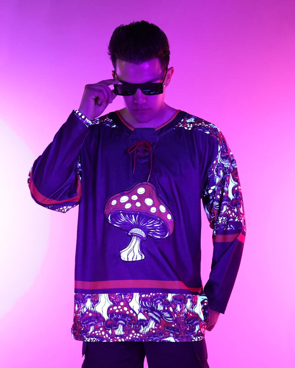 Secret of Life Mushroom Unisex Hockey Jersey