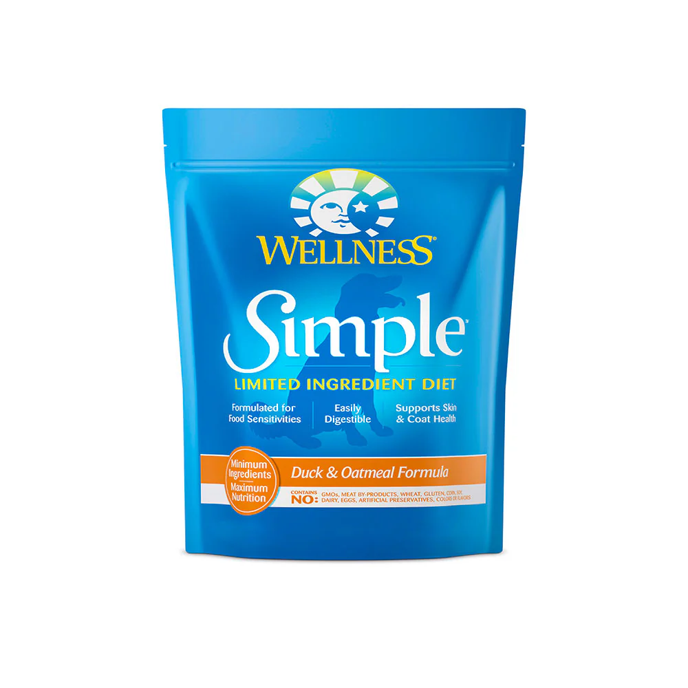 Wellness® Simple® Limited Ingredient Diet Duck & Oatmeal Formula Dog Food 26 Lbs