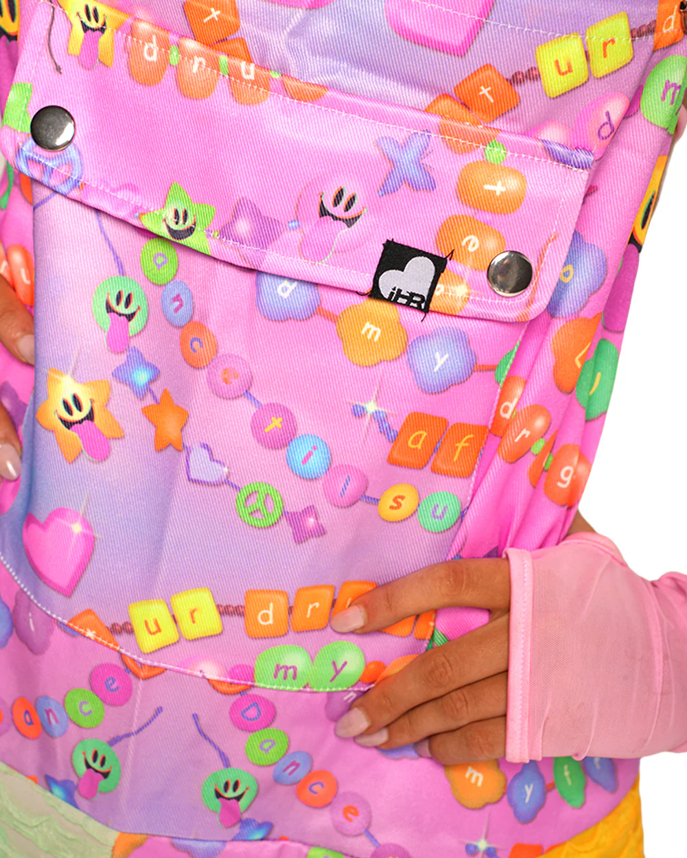 Pixxie Stixx x iHR Kandi Trip Overalls