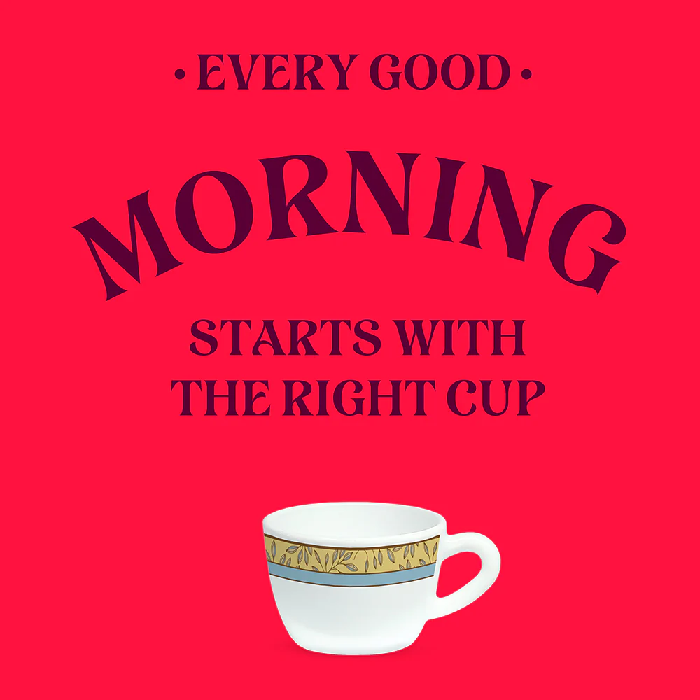 Larah By Borosil Sunhara Cup Set