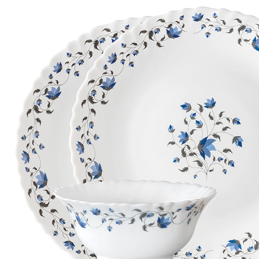 Larah by Borosil Helena Dinner Set, 19 pc