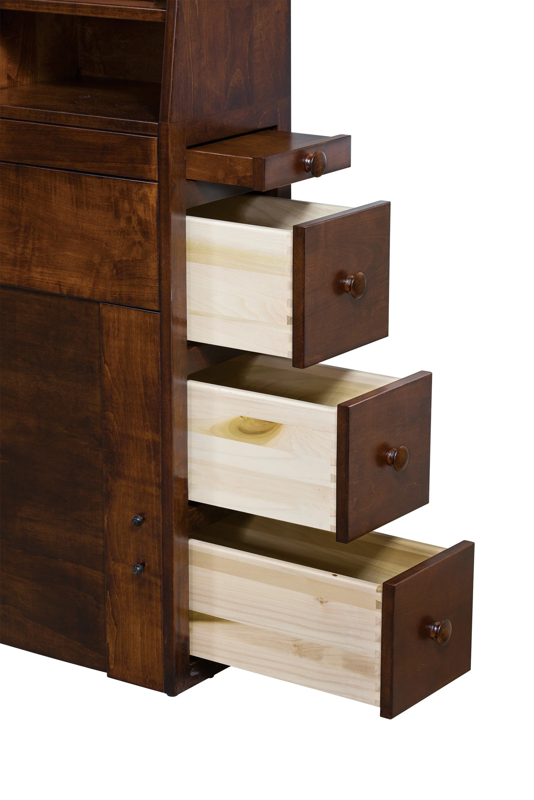 Amish Lexington Bookcase Headboard