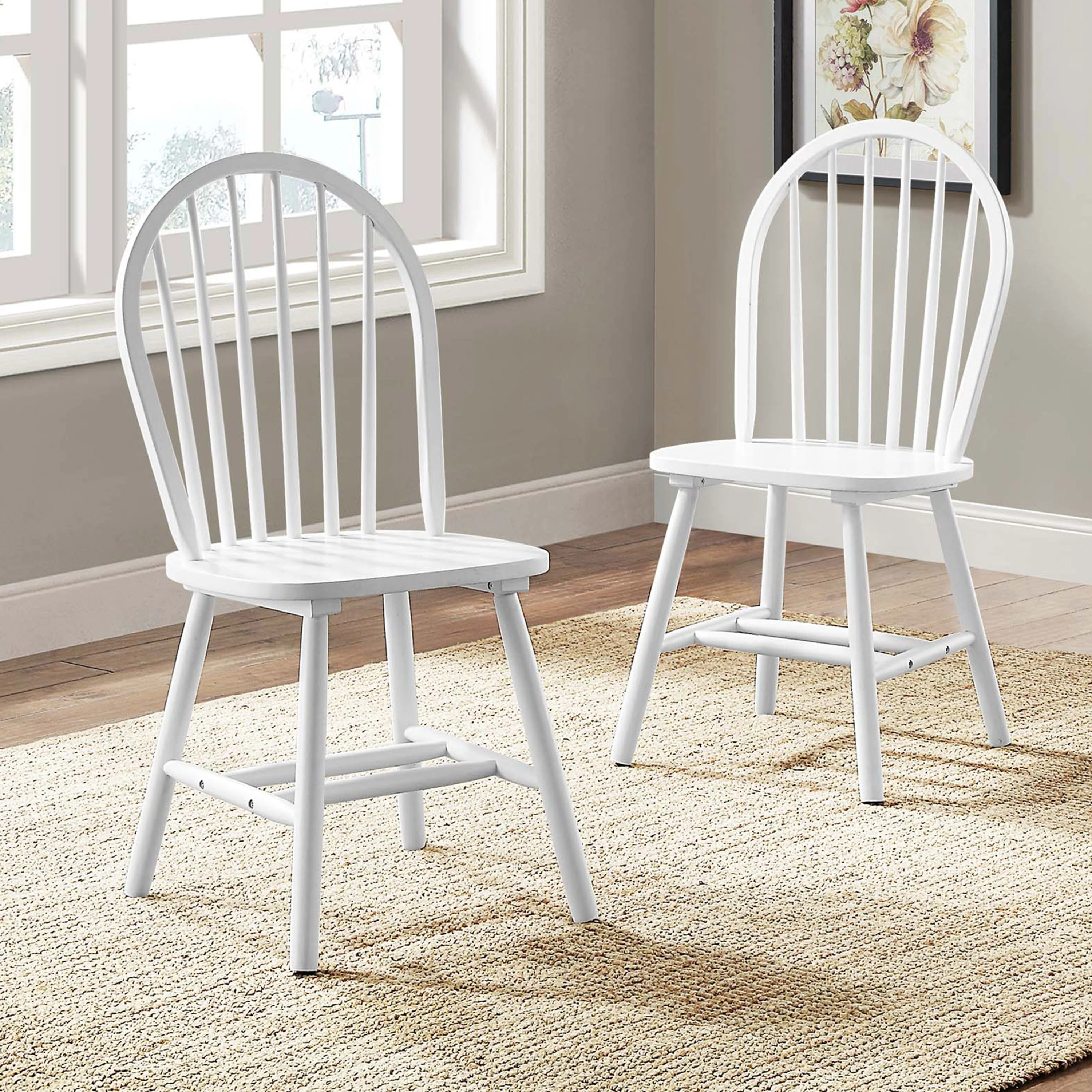 Solid Wood Dining Chairs, Set of 2