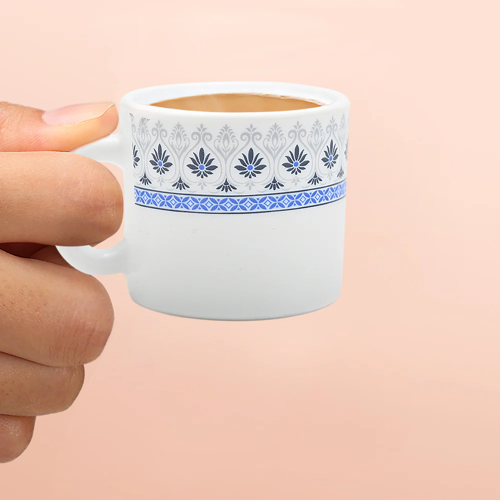 Larah by Borosil Ocean Mug Set, 100ml x 6