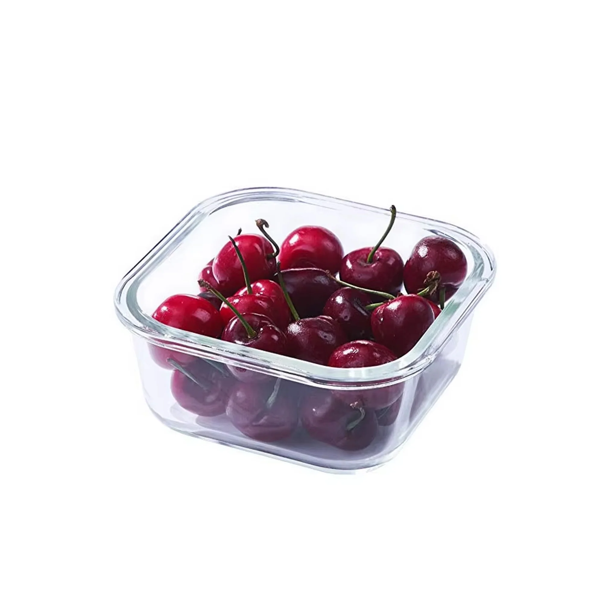 Aqua 5 Piece 520ml Glass Food Storage Container Set Clear