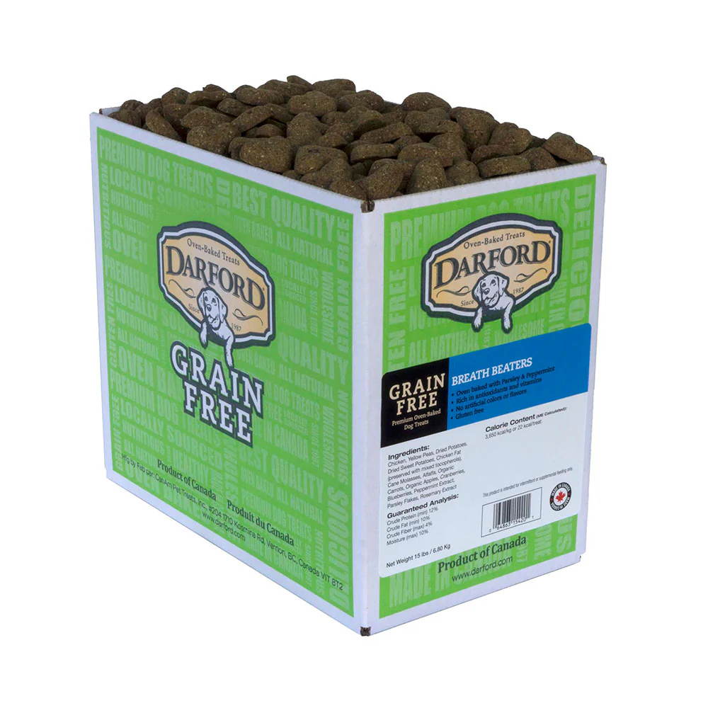Darford® Grain Free Breath Beaters Dog Treats 15 Lbs