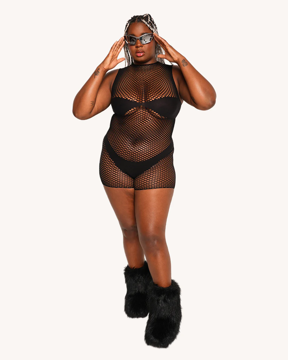 Midnight Drop Romper