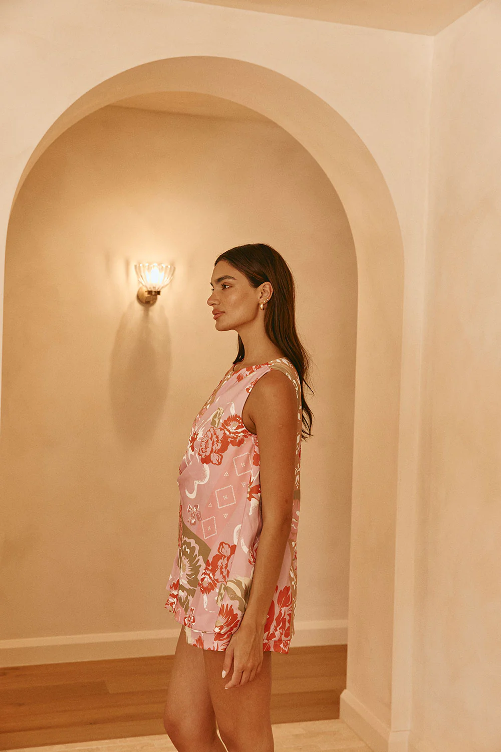 SAMPLE-Kimber Playsuit - Botanic Patch