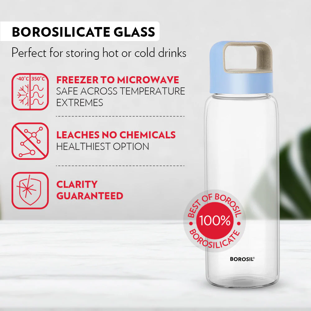 Crysto Clear Glass Bottle