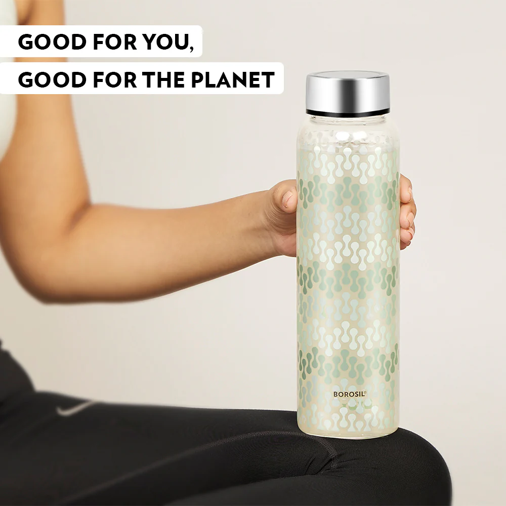 Crysto Wide Mouth Vista Glass Bottle