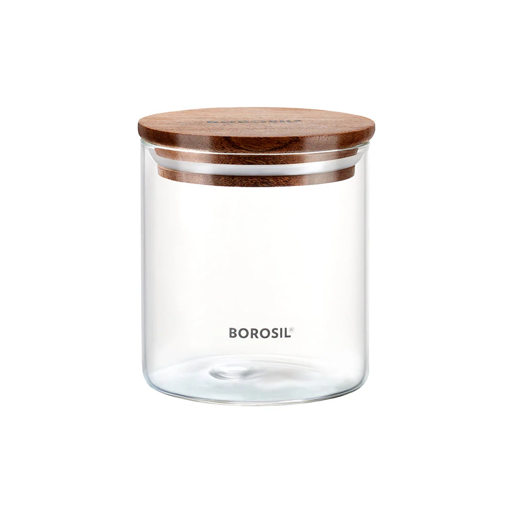 Classic Glass Jar with Wooden Lid