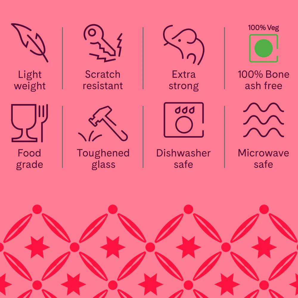 Larah by Borosil Pentas Soup Bowl Set