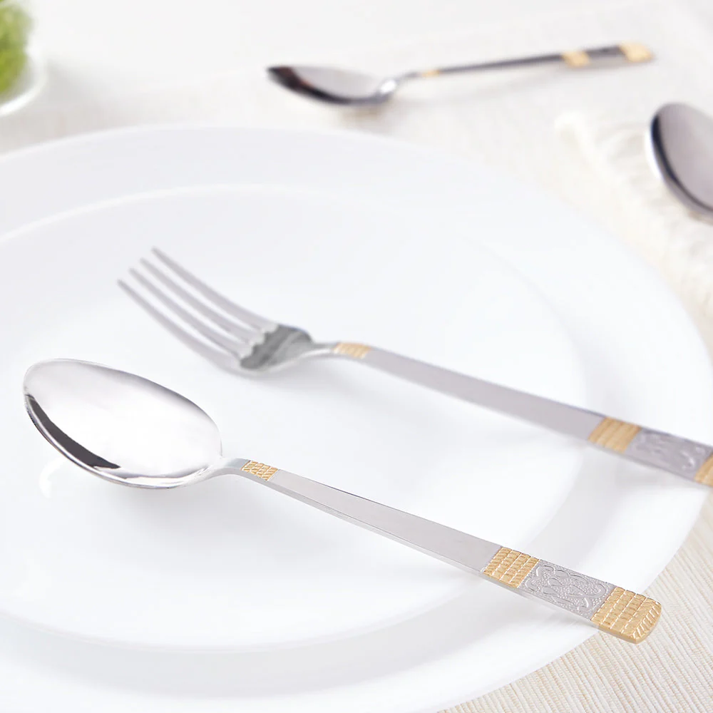 Borosil Venice Dinner Spoon, Set of 6-18.3 cm