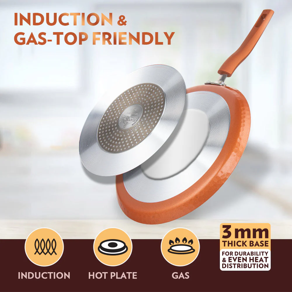 Borosil Russet Cookware Set, 4 Pc