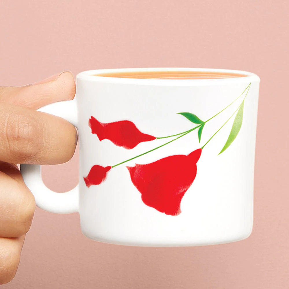 Larah by Borosil Diana Mug Set, 240ml x 2