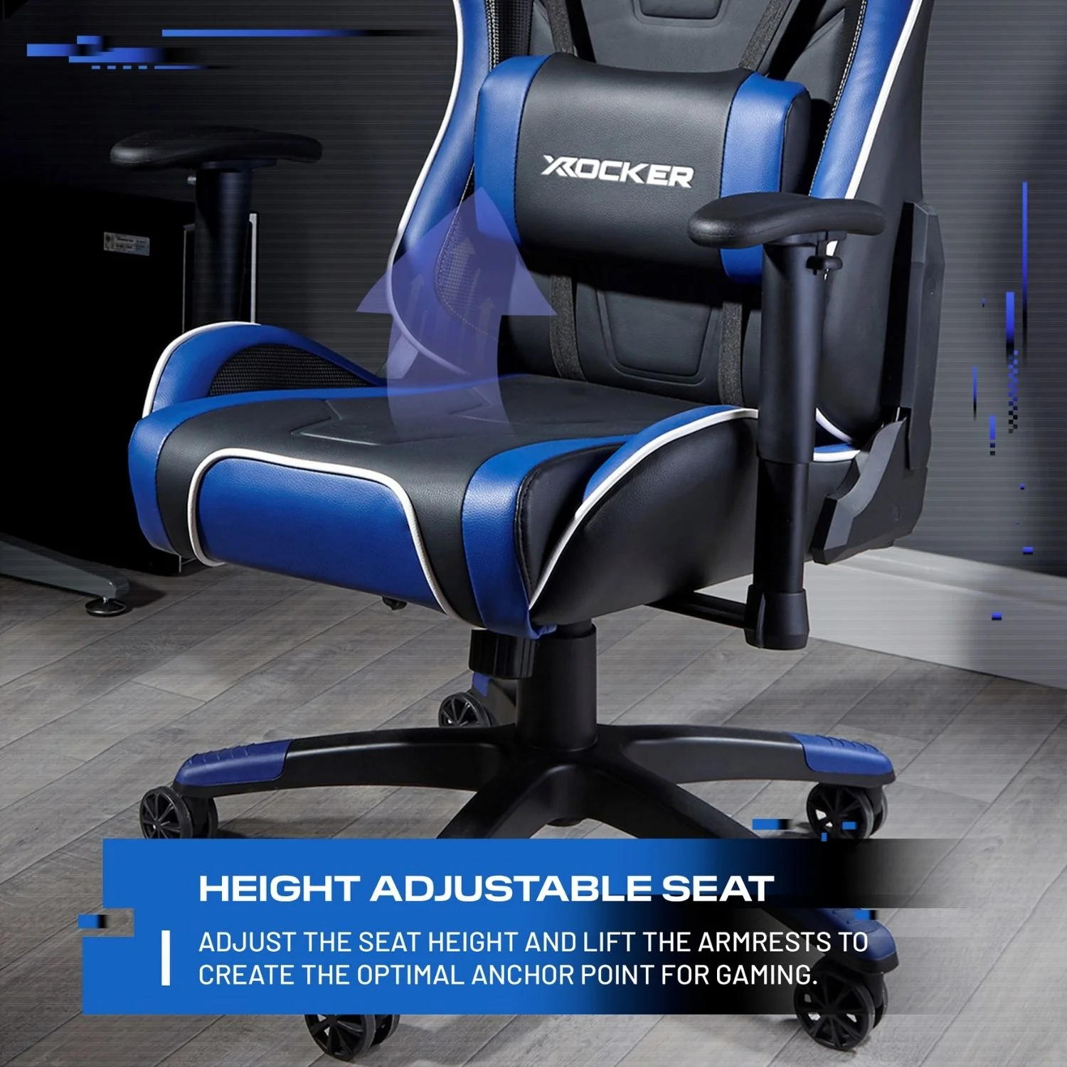 Agility eSport Ergonomic Gaming Chair - Black / Blue