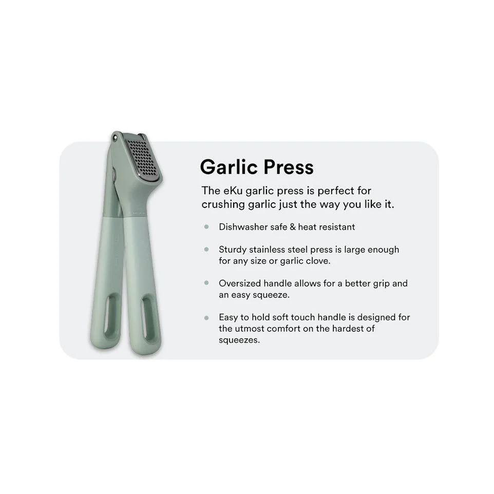 eKu Upcycle Garlic Press Avocado