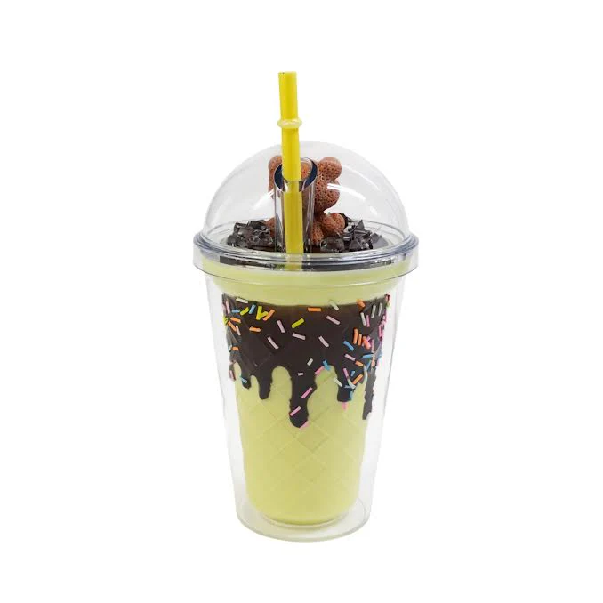 Bear & Ice 450ml Double Wall Cup Multicoloured