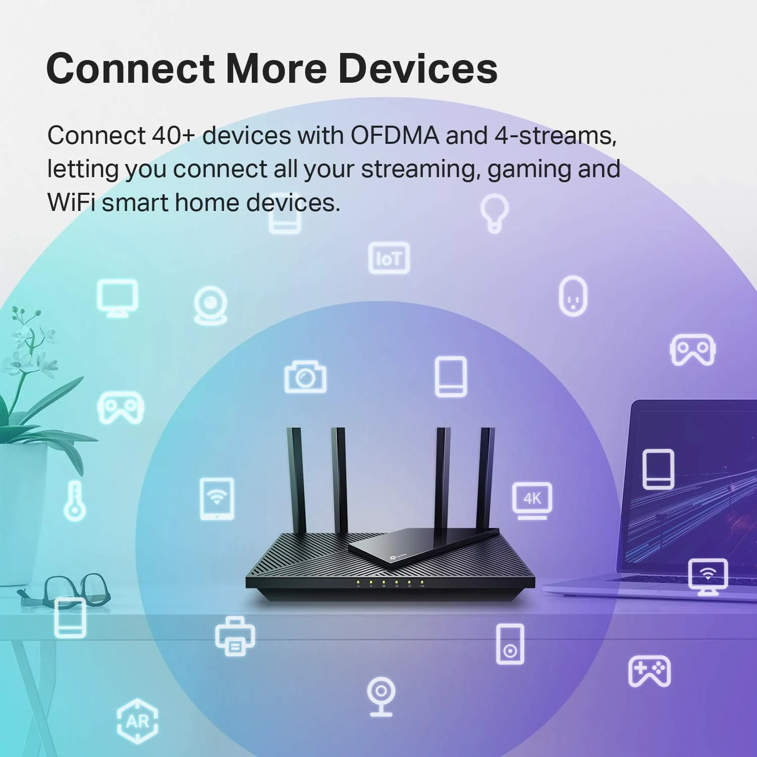 AX1800 WiFi Router (Archer AX21) – Dual Band Wireless Internet Router
