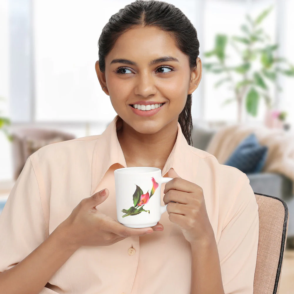 Larah by Borosil Stargazer Mug Set, 240ml x 2