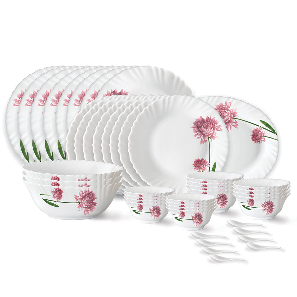 Larah by Borosil Nargis Dinner Set, 6 pc