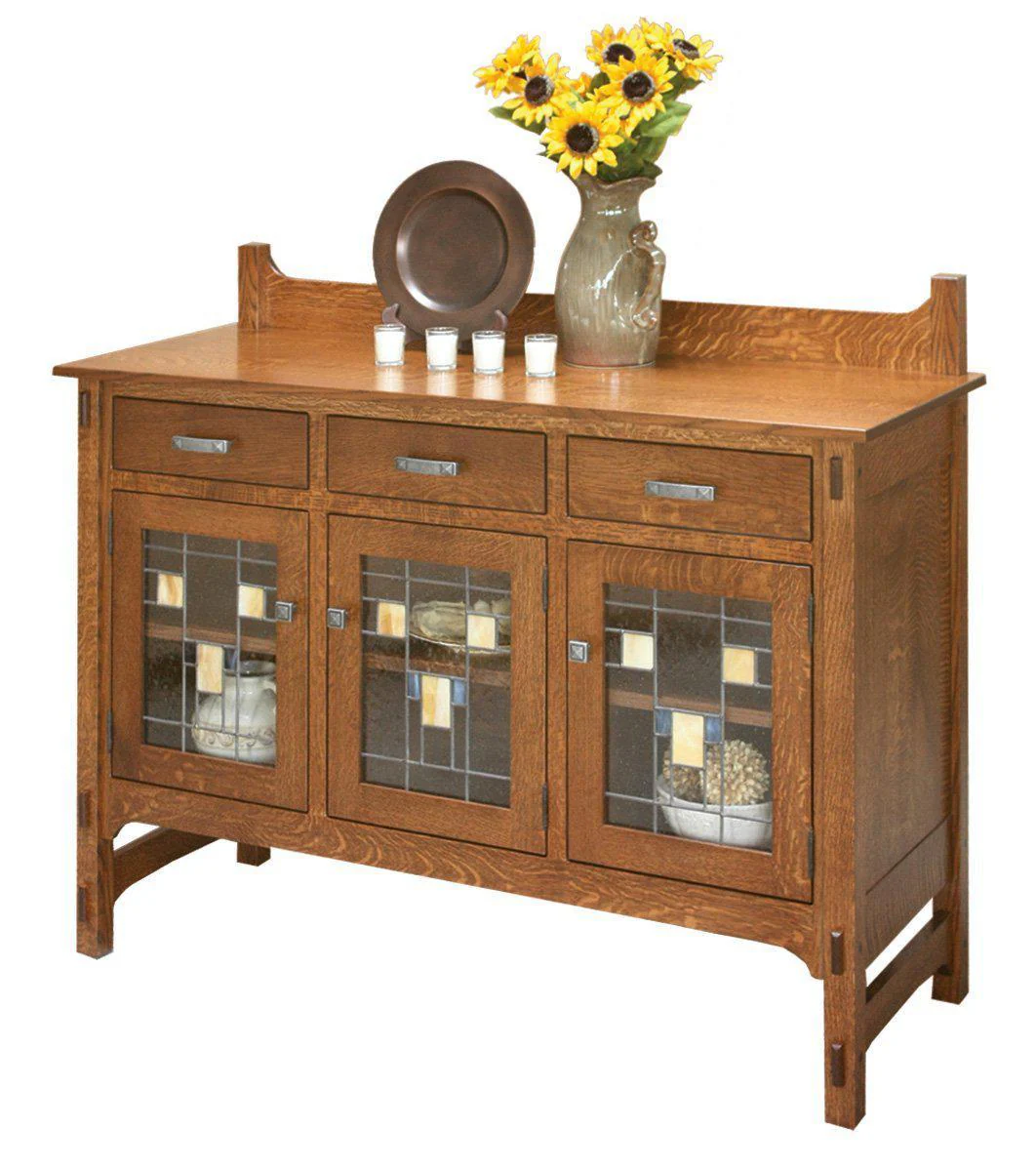 Amish Glenwood Three Door Sideboard