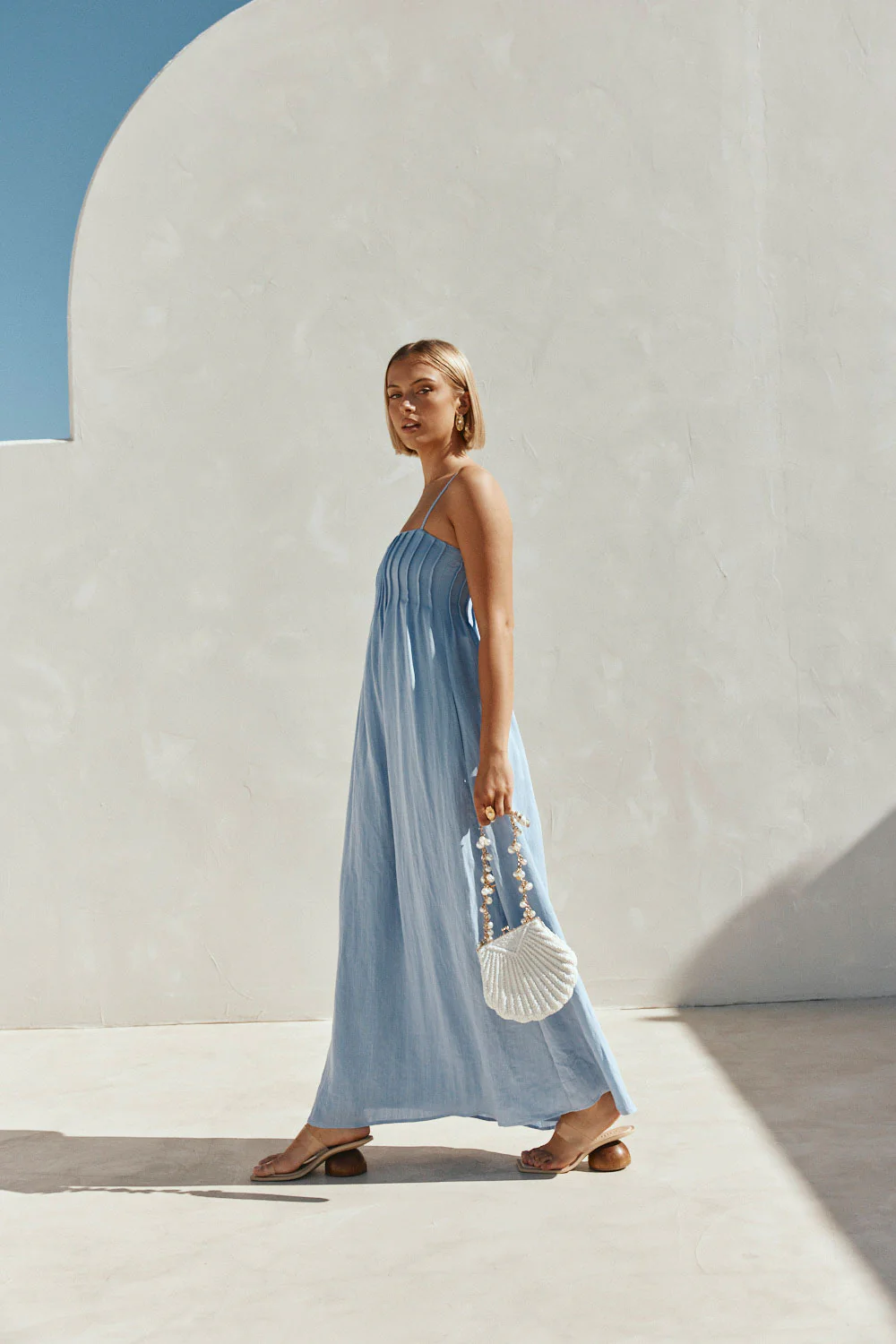 SAMPLE-Ada Dress - Blue