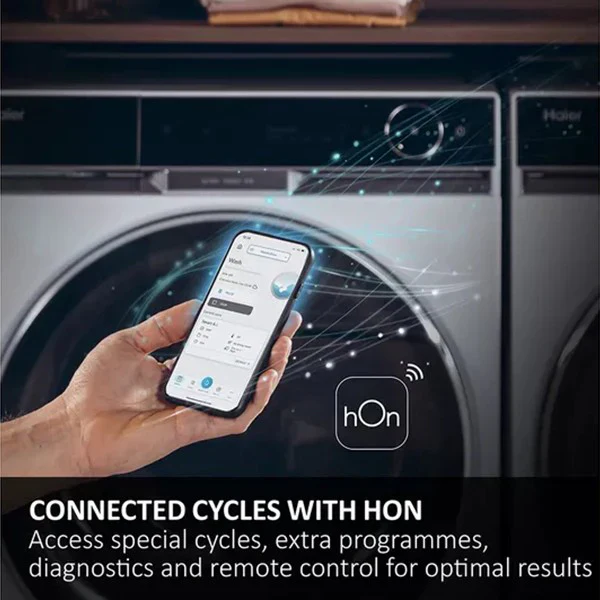 Haier 10KG/6KG 1400RPM Freestanding Washer Dryer - Graphite | HWD10BD14979SNUK