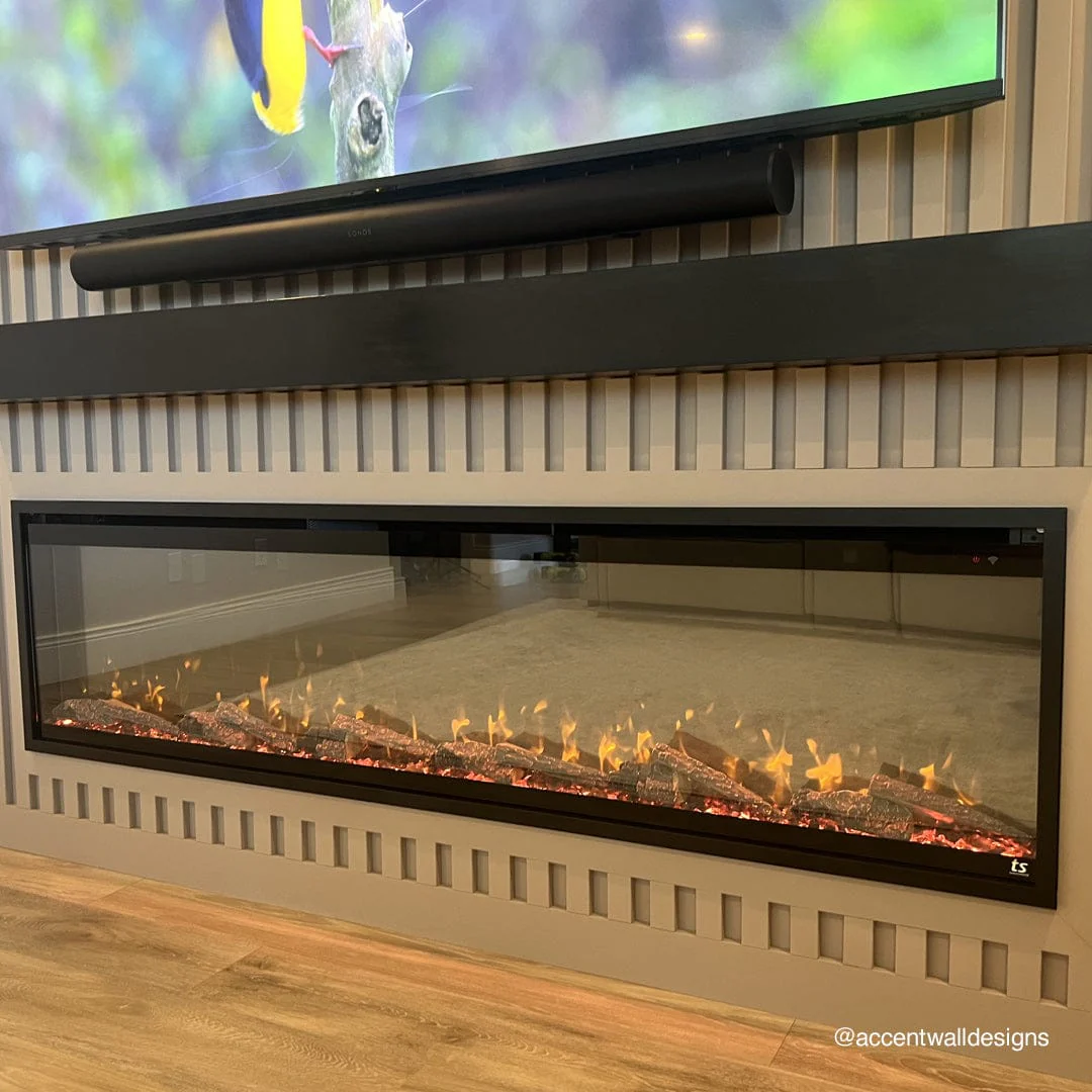 Sideline Elite Pro 72-inch Smart Electric Fireplace 80059