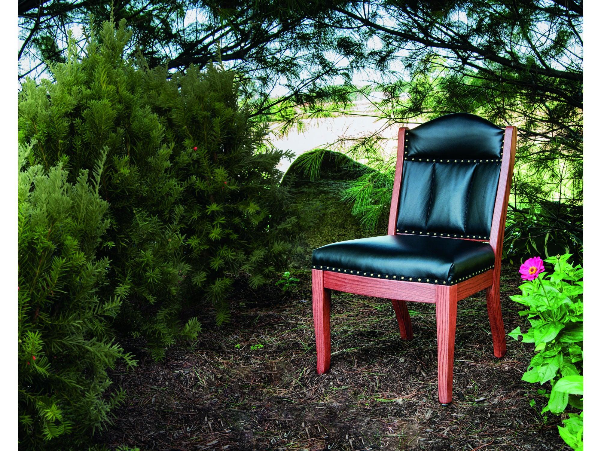 Amish Low Back Client Side Chair