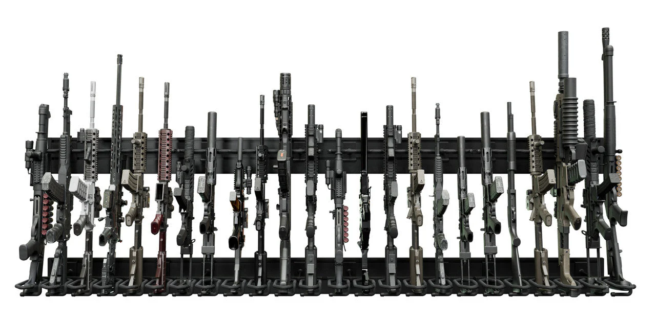 Hold Up Displays Ultimate Rifle Rack Slatwall Display Package HD108