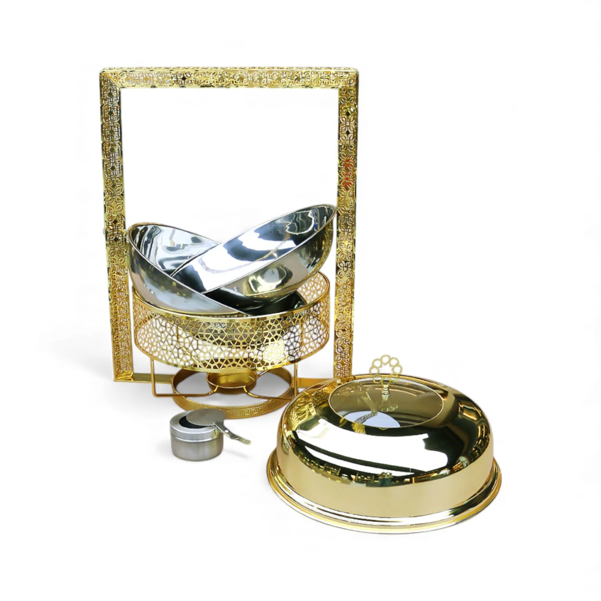 8Lt Hanging Chafing Dish Gold