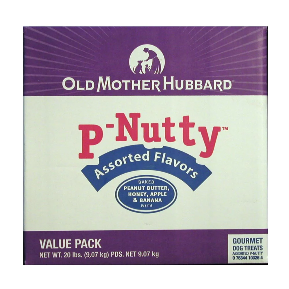 Old Mother Hubbard® P-Nutty Assorted Flavors Crunchy Snacks for Dog 20 Lbs