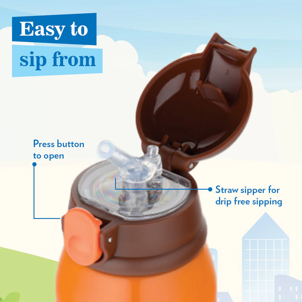 Borosil Tigry Kids Sipper, 500ml